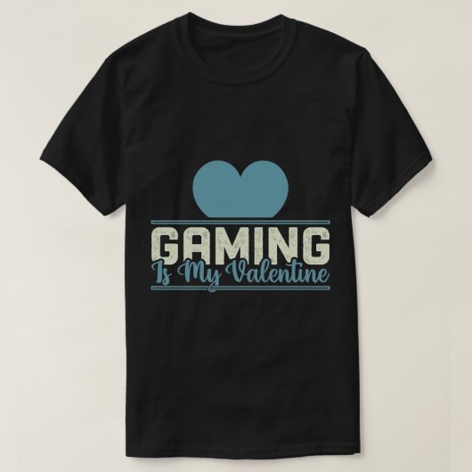 Gaming is mijn Valentijn - Funny Gamer Love Design T-shirt (Design voorkant)