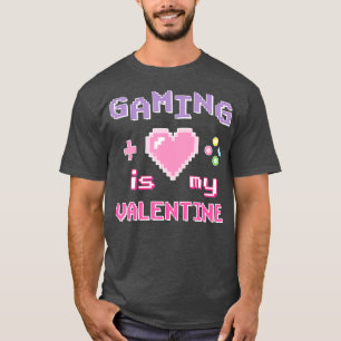 Gaming is mijn Valentijn Kawaii Pastel Pink Gamer T-shirt