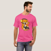 Gaming Kat Gamer Gamer Kat Liefhebber Computer Cad T-shirt (Voorkant volledig)