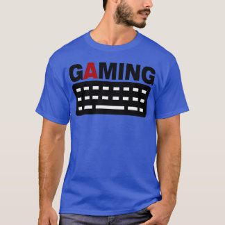 gaming keyboard pc gamer boy friend t-shirt