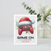 Gaming Kids Classroom Christmas Feestdagenkaart (Staand voorkant)