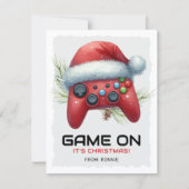 Gaming Kids Classroom Christmas Feestdagenkaart (Voorkant)