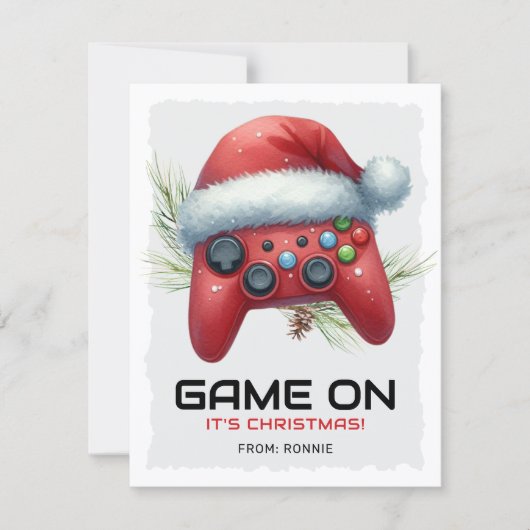 Gaming Kids Classroom Christmas Feestdagenkaart (Voorkant)