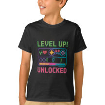Gaming Kids Verjaardag Trend Cool T-shirt