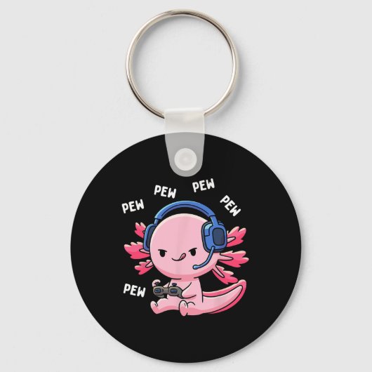 Gaming Kinder Jongens Meisjes Anime Videogame Pew  Sleutelhanger (Voorkant)