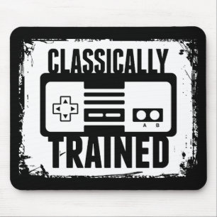 Gaming - klassiek opgeleid - Grappig videospel Muismat