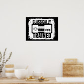 Gaming - klassiek opgeleid - Grappig videospel Poster (Keuken)