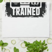 Gaming - klassiek opgeleid - Grappig videospel Theedoek (Gevouwen)