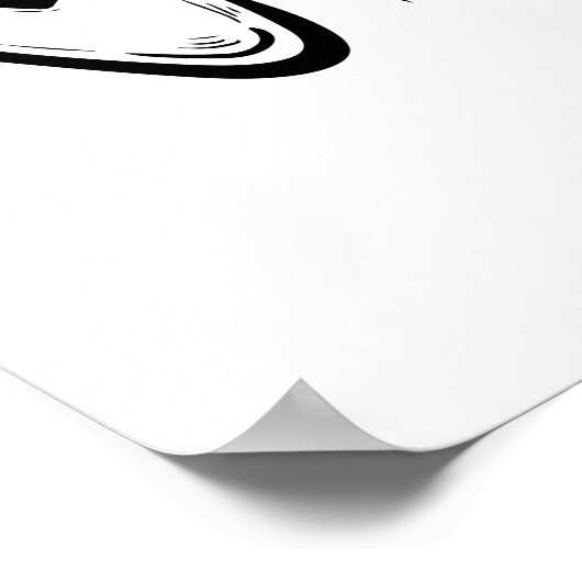 Gaming Konsole spielen mit Controller Poster (Hoek)