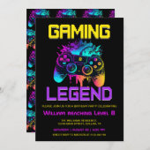 Gaming Legend Kaart (Voorkant / Achterkant)