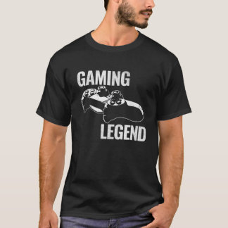 Gaming Legend PC Gamer Video Games Gift Boys Teena T-shirt