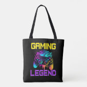 Gaming Legend Tote Bag (Achterkant)