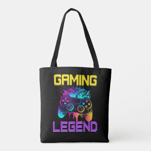 Gaming Legend Tote Bag (Achterkant)