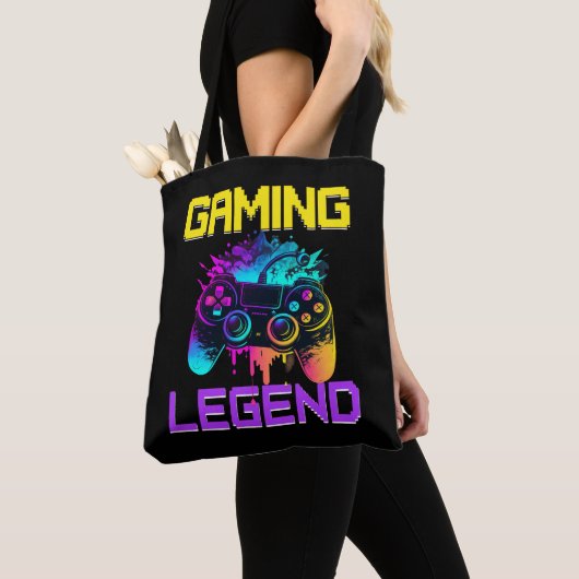 Gaming Legend Tote Bag (Dichtbij)