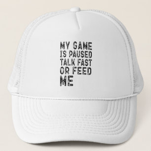 Gaming liefhebber Mijn spel is gepauzeerd Cool Ver Trucker Pet
