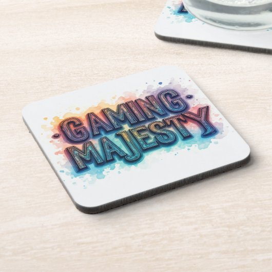 Gaming Majesteit Bier Onderzetter (Linkerzijde)