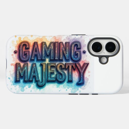Gaming Majesteit Case-Mate iPhone Case (Achterkant (horizontaal))