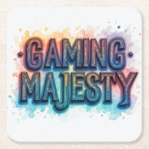 Gaming Majesteit Kartonnen Onderzetters