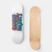 Gaming Majesteit Persoonlijk Skateboard (Voorkant)