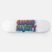 Gaming Majesteit Persoonlijk Skateboard (Horizontaal)