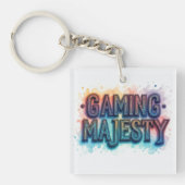 Gaming Majesteit Sleutelhanger (voorkant)