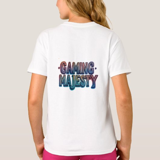 Gaming Majesteit T-shirt (Achterkant)