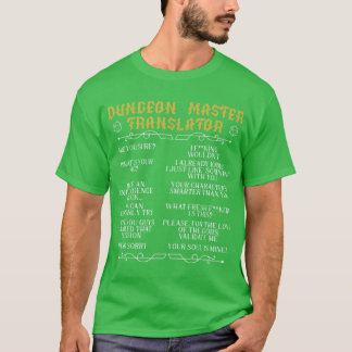 Gaming Masterabletop Bordspel RPG Gamer Gaming D T-shirt