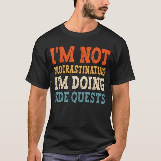 Gaming meme, ik stel niet uit dat ik Sid doe T-shirt (Voorkant)