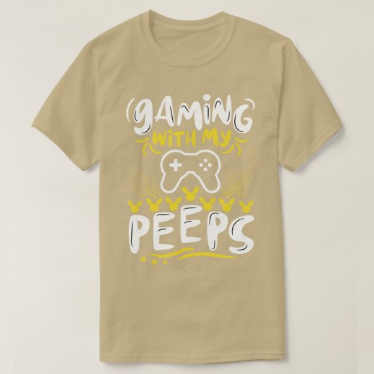 Gaming met mijn pieptoon t-shirt (Design voorkant)