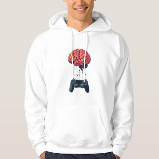 Gaming Mind Controller Concept Hoodie (Voorkant)