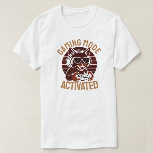 Gaming Mode Activated T-shirt (Design voorkant)