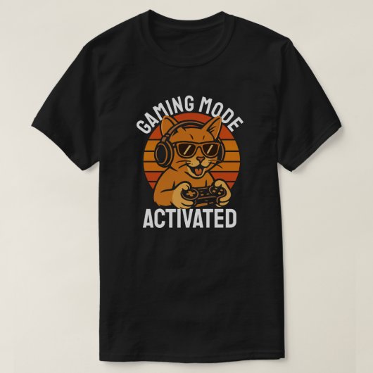 Gaming Mode Activated T-shirt (Design voorkant)