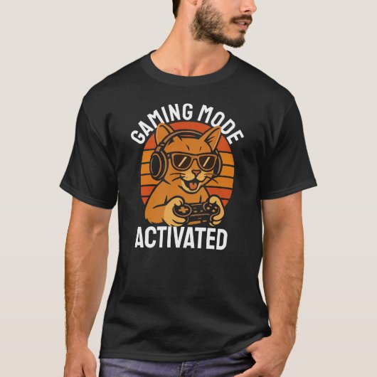 Gaming Mode Activated T-shirt (Voorkant)