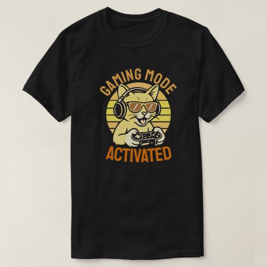 Gaming Mode Activated T-shirt (Design voorkant)