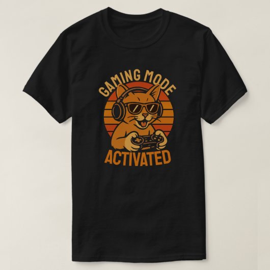 Gaming Mode Activated T-shirt (Design voorkant)