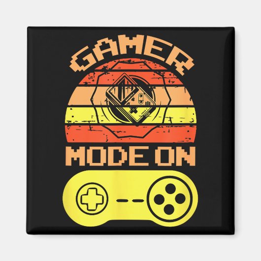 Gaming Mode On Funny Game Quotes Gift For Players Magneet (Voorkant)