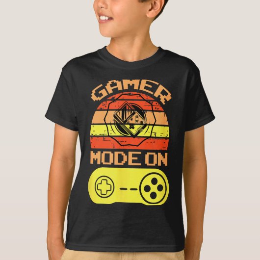 Gaming Mode On Funny Game Quotes Gift For Players  T-shirt (Voorkant)