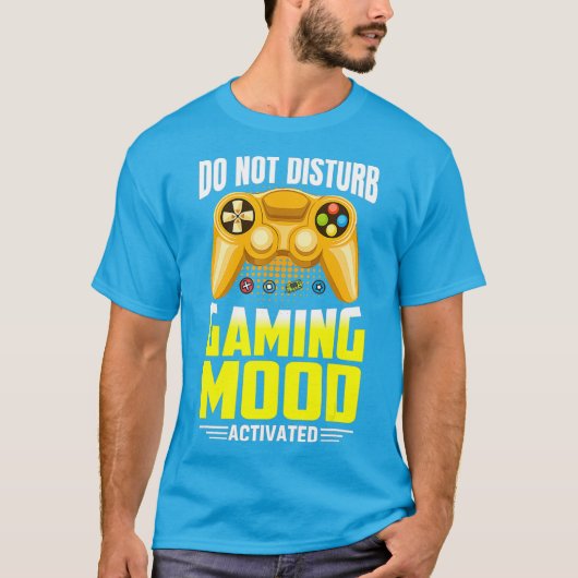 Gaming-modus geactiveerd games niet storen t-shirt (Voorkant)