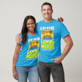Gaming-modus geactiveerd games niet storen t-shirt (Unisex)