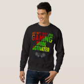 Gaming-modus geactiveerd games niet storen trui (Voorkant volledig)