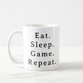 Gaming Mok – Eet Slaap Game Herhaal