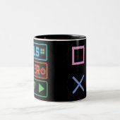 Gaming mok – Pixels Power Play Neon koffiekop (Center)