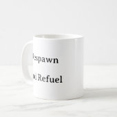 Gaming Mok – Respawn en Refuel (Voorkant links)