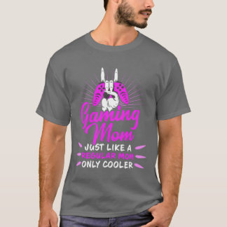 Gaming Mom Gamer Mum Gamer Moeder Gaming Moeders v T-shirt