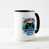 Gaming Mood Activated - Gamer Coffee Mok (Voorkant rechts)