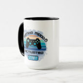 Gaming Mood Activated - Gamer Coffee Mok (Voorkant links)