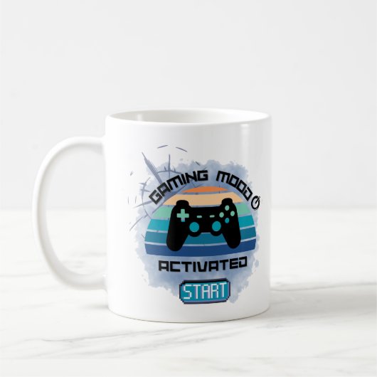 Gaming Mood Activated - Gamer Coffee Mok (Links)