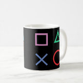 Gaming Mug – Pixels Power Play Neon Coffee Cup Koffiemok (Voorkant rechts)