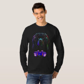 Gaming Newfoundland Dog Player Animal Video Gamer T-shirt (Voorkant volledig)