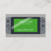 Gaming online games, computerbedrijf visitekaartje (Voorkant)